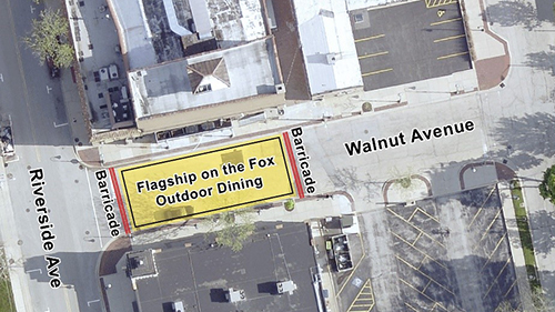 Walnut Ave Closure Graphic
