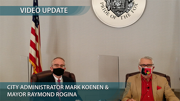 Photo of Mayor Rogina & Mark Koenen